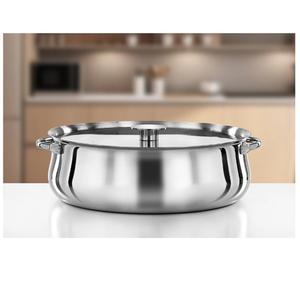 Casserole en acier inoxydable, design élégant et de qualité supérieure, pour réchauffer et servir les aliments, design luxueux de la meilleure qualité - Product Image 3