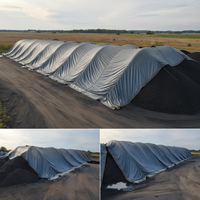 Bâche en PEHD pour équipement industriel, 220 GSM, résistante à la corrosion par l'huile, imperméable, réutilisable, couverture de protection