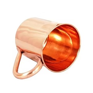 Luxury Dining Copper Mug Moscow Mule Cup Smooth Finish <b>Drinkware</b> for Restaurant Kitchen Service - Product Image 6