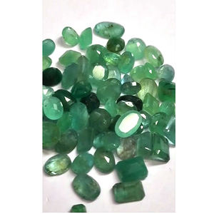 116 piezas de Esmeralda Zambiana Natural de 6mm a 11mm, Corte Ovalado Octogonal, 215 Cts, Lote Iroc, Calidad Panna, Gema Suelta, US$129 - Product Image 1