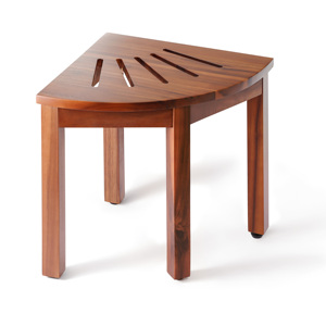 Meubles de salle de bain 12 "hauteur repose-pieds rasage escabeau bain coin étanche étude acacia bois banc de douche fourniture de toilette - Product Image 3