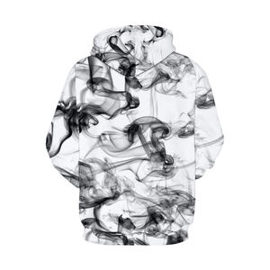Sudadera con Capucha para Hombre, Estampado de Humo, Corte Regular, Informal, Tejida en Poliéster, para Otoño - Product Image 2