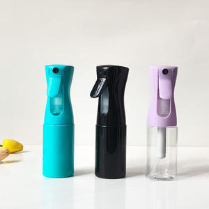 Plastic Continuous Fine Mist Screen Printed Refillable Pump Sprayer Supplier <b>200ml</b> 300ml 500ml Round <b>Bottles</b> for Hair Salons - Product Image 3