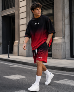 Ensemble de T-shirts d'été RITS pour hommes, col rond, respirant, séchage rapide, 200g, 100% coton tricoté, prix abordable, vente en gros - Product Image 4