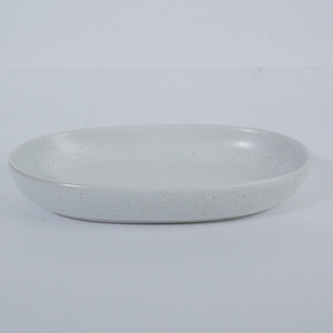 จานเซรามิคลายจุดรูปวงรีสำหรับร้านอาหาร โฮเรก้า พาสต้า สลัด อาหารจานหลัก - Product Image 2
