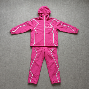 Women's Latest Fashion Full-Sleeve Canvas Windbreaker Tracksuit <b>One</b> Set Short <b>Tops</b> Anti-Wrinkle Reasonable Price Best Design - Product Image 3
