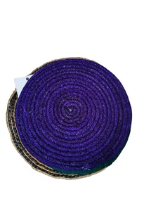 Nouveau Tapis Rond Bohème Moderne en Jute Tressé à la Main 2026, à Poils Longs et Pompons, Techniques Jacquard à Boucles Coupées pour la Décoration - Product Image 6