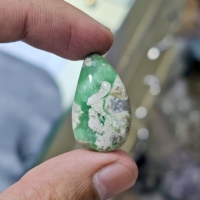 Lot de cabochons en variscite naturelle, lot de pierres précieuses en variscite d'Utah pour la création, taille libre, vente en gros de pierres précieuses