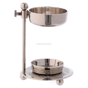 Nickel Plated Brass Resin Incense Burner Height Adjustable Sieve Tealight <b>Candle</b> Frankincense Warmer Wholesale - Product Image 2