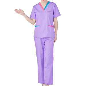 Wholesale Women's Medical Scrubs Stretch Fabric Hospital Uniform with Custom Logo and Private Label Manufacturing - Product Image 4