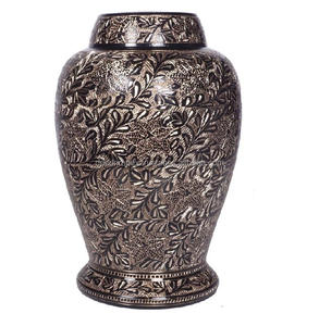 Memorable Ashes Cremation Urn Modern Spaniel Six Side Engraved Pet Urn Decorative Metal Cremation Urn Customization <b>Memorial</b> Urn - Product Image 5