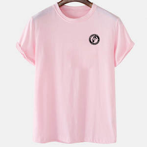 Camiseta de cuello redondo 100% algodón, holgada, estampada para hombre, con logotipo OEM personalizado, diseño de color personalizado, al por mayor. - Product Image 1