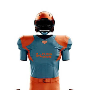 Uniforme de Fútbol Americano de Manga Corta con Estampado Deportivo por Sublimación, Uniforme de Fútbol Americano de Alta Calidad - Product Image 4