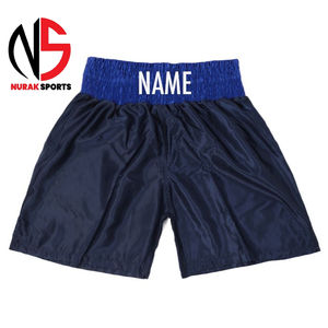 Pantalones Cortos de Boxeo y Kickboxing MMA de Alta Calidad, Transpirables, de Secado Rápido, con Logotipo Frontal Personalizado, Colores Personalizados, Spandex/Poliéster - Product Image 1