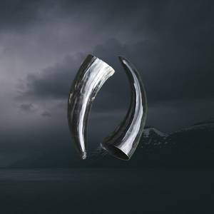 Polished Viking <b>Drinking</b> <b>Horn</b> - Authentic Ox <b>Horn</b> Mead Cup for Medieval Feasts & Reenactments - Product Image 6