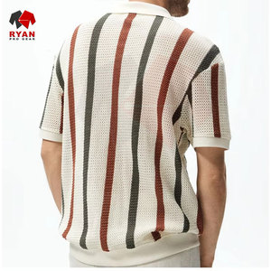 Camisetas Polo de Diseño Personalizado Ryan Pro Gear para Hombre, Estilo Pullover con Panel de Logotipo Personalizado - Product Image 3