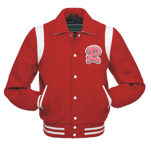 Chaqueta Varsity de Invierno para Hombre, Corte Ajustado, Poliéster, Color Sólido, Bordado, Resistente al Viento, Venta al Por Mayor, Moda, Alta Calidad, Estilo Clásico Deportivo - Product Image 5