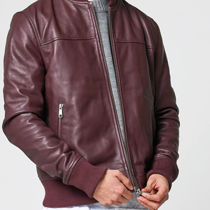 Vestes en cuir pour hommes, sur mesure, décontractées, pour l'hiver, de haute qualité, entièrement tendance, en cuir de vachette, fabriquées pour l'hiver. - Product Image 6