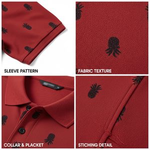 Polo de Cuello Alto Personalizado con Logotipo, 200GSM, 100% Algodón, para Hombre, Premium, Bordado, Camiseta de Golf - Product Image 6