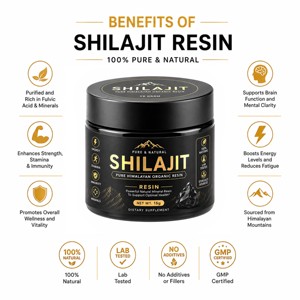Résine de Shilajit de l'Himalaya 100% Pure et Naturelle OEM/ODM 30g avec 82%+ d'Acide Fulvique – Shilajit Original pour l'Énergie et le Soutien de l'Endurance - Product Image 4