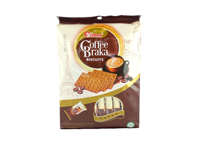 LIBRA BRAKA Biscuits croustillants à la crème de café vietnamien 210G HALAL ISO Goût sucré Sachet roulé Faible teneur en sel Vietnam Bon prix