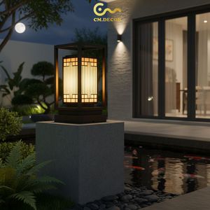 Lámpara de Jardín Exterior de Acero Inoxidable de Lujo, Diseño Minimalista, Luz Cálida de 3500K, IP65, para Hoteles, Resorts y Villas - Product Image 5