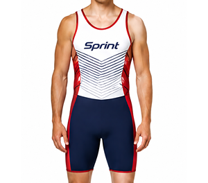 Maillot et short d'aviron sur mesure Unisuit une pièce pour les équipes d'aviron du collège et du club - Product Image 5