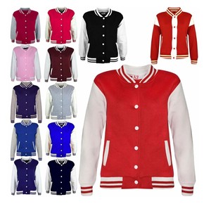 100% cotton french terry made in pakistan regular fit lettermen high quality varsity jacket unisex - Product Image 5