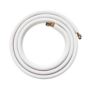 Set di tubi per mini-split da 16FT per sistemi HVAC, tubi in rame da 3/8'' e 5/8'' D.E. con isolamento a triplo strato per climatizzazione e riscaldamento - Product Image 1