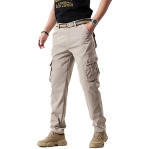 Novedad: Pantalones de Lona de Cintura Alta, Estilo Urbano, Casual, con Múltiples Bolsillos, Holgados, Transpirables, Ecológicos, Ligeros, Estilo Hip Hop - Product Image 3