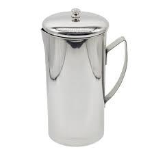Carafe à eau en acier inoxydable de qualité supérieure avec couvercle pour la maison, la cuisine, le bureau, la table à manger - Product Image 5