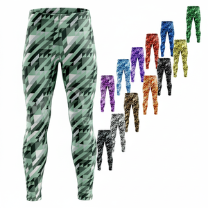 Nuevos y Duraderos Leggings de Compresión para Correr, Yoga y Deportes, de Secado Rápido, Elásticos, para Fitness y Entrenamiento, Personalizables - Product Image 1
