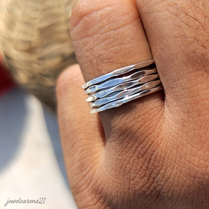 Three Tone <b>Spinner</b> <b>Ring</b> 925 Sterling Silver Meditation Band Stress Relief Jewelry - Product Image 2