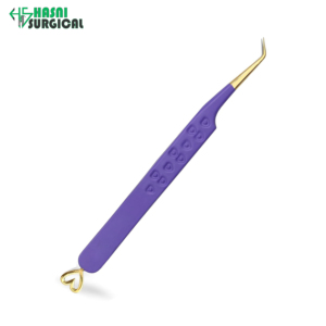 Pinces à cils premium pour extensions, design cœur, droites et à 45 degrés °   Outil chirurgical d'isolation - Product Image 3