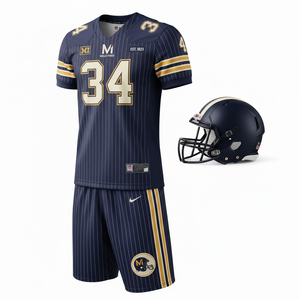 Uniforme de football américain 2026 personnalisé avec logo et nom d'équipe, impression par sublimation, haute élasticité, équipement d'entraînement et de match - Product Image 4