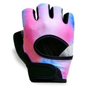 Guantes de Ciclismo de Medio Dedo con Logotipo Personalizado de Alta Calidad, Transpirables, Acolchados, de Cuero, para Ciclismo de Carretera, Antideslizantes y Ligeros - Product Image 1