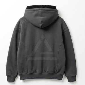 Modern <b>Sherpa</b> Hoodies Casual Pullover Hoodie With Warm <b>Sherpa</b> Interior Durable Stitching Comfortable Wear And Fashion Look - Product Image 2