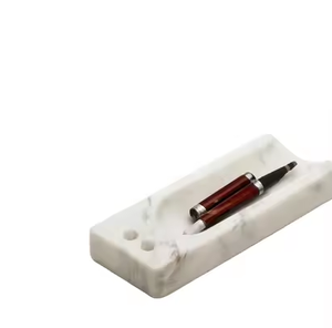 Portalápices de mármol a precio económico, set de regalo empresarial, organizador de escritorio para estudio, portalápices con logo personalizado. - Product Image 1