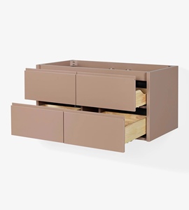 Venta al por Mayor de Mueble de Baño Xerxes de 43 Pulgadas con Lavabo Individual, Solo Mueble, 4 Opciones de Acabado, Fabricante OEM de Vietnam - Product Image 5