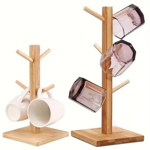 Support à tasses doré en forme de pyramide, séchoir à tasses de café en A, rangement de cuisine, présentoir de table en forme d'arbre, support à tasses - Product Image 6