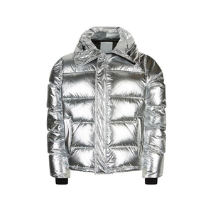 Chaqueta Corta Acolchada para Hombre, Cuello Alto, Ligera, Cálida, Informal, para Invierno, Unisex, Talla Grande - Product Image 1