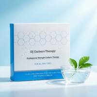 Masque facial en poudre CO2 Carboxy à base de produits chimiques, éclaircissant, blanchissant, anti-rides, hydratant, traitement visage et menton, OEM
