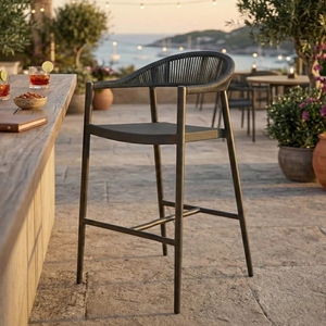 Manasa Bar <b>Stool</b> Modern Counter <b>Height</b> Kitchen Furniture Sleek Contemporary Design Cushioned Seat Ergonomic PU Leather - Product Image 5