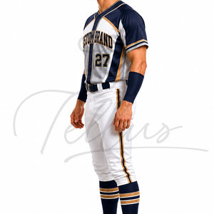 Uniforme de Béisbol al por Mayor, Nuevo, de Alta Calidad, Personalizado, 100% Poliéster - Product Image 2
