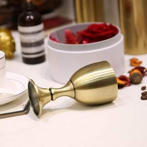 Marvelous Style Brass Chalice for Christmas Celebration Luxury <b>Wine</b> Glass Metal <b>Goblet</b> and Cup With High Exclusive Good Quality - Product Image 4