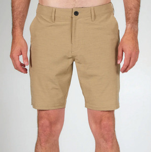 Shorts de pêche formels légers pour hommes UPF 50+ en satin, résistants à l'eau, séchage rapide, multi-poches cargo, brodés, couleur unie - Product Image 4