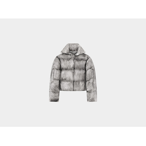 Factory Custom High Quality Heavyweight Oversize Casual Winter Washed Detachable Plain Puffer <b>Jacket</b> <b>for</b> <b>Men</b> - Product Image 4