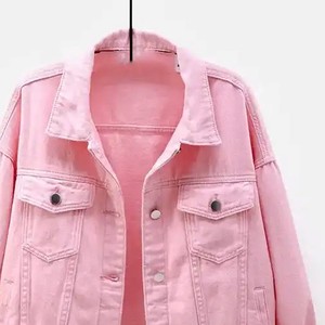 Chaqueta Blusón de Mezclilla Azul Retro para Hombre y Mujer, Estilo Clásico Trucker, Cierre de Botones, Informal, de Algodón Transpirable, Ligera, de Manga Larga, para Uso Diario - Product Image 3