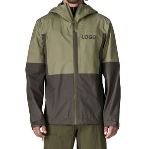 Veste de pluie tendance pour homme, personnalisée, imperméable, à capuche, respirante, coupe-vent, pour la randonnée, vêtements techniques de pluie - Product Image 1
