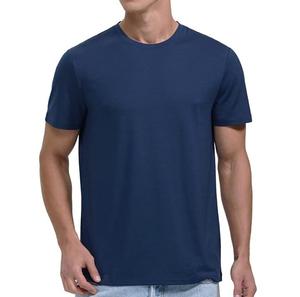 Polo en coton bleu marine de qualité supérieure, design OEM, pour homme, personnalisable, en tricot, respirant, en vente. Chemises en laine tricotées sur mesure pour homme. - Product Image 6
